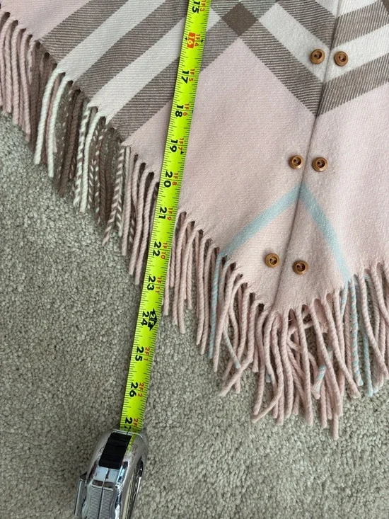 Burberry Pink Poncho - Picture 8 of 13